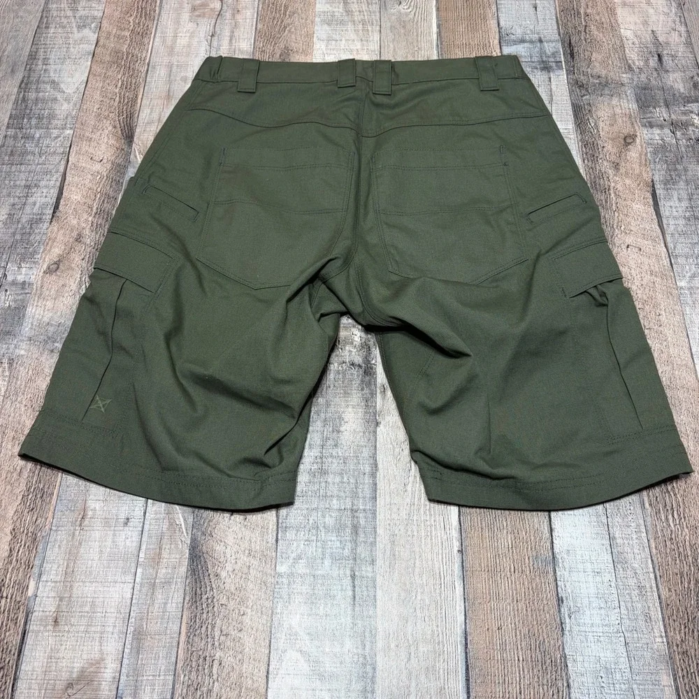 Vertx Phantom LT Cargo Shorts Mens 30 Green Tactical Ripstop F1 VTX8031 Utility